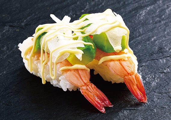 Shrimp and Avocado Nigiri